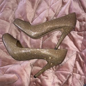 Gold heels